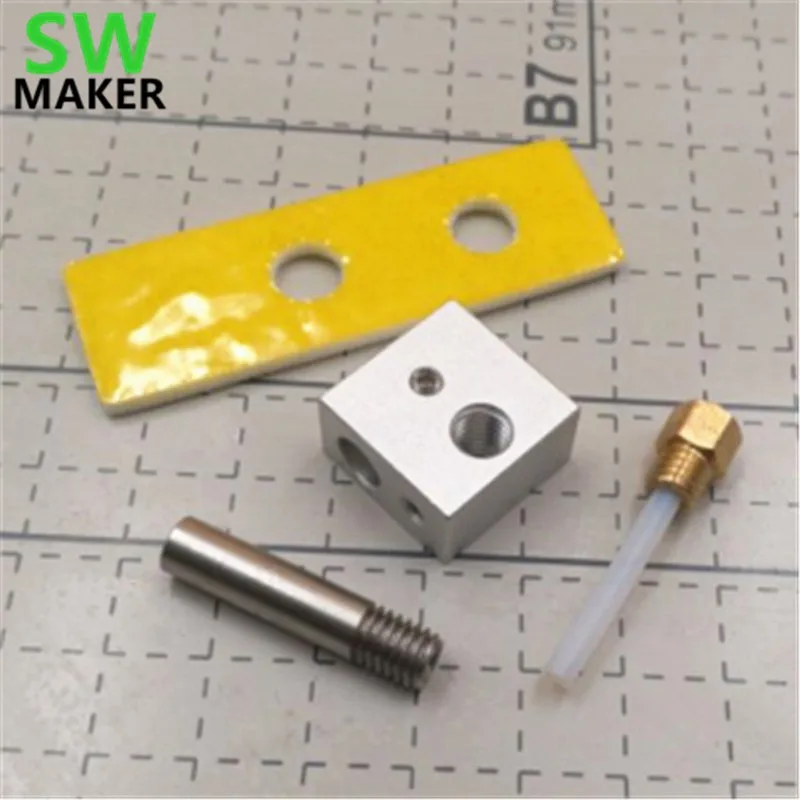 Экструдер CTC MK8 hotend kit 0 4 мм маркированная насадка ptfe горловтрубки керамический