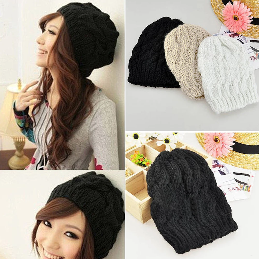 Весенние милые девушки Wearin cap для женщин леди зимняя теплая вязаная шапка шляпка