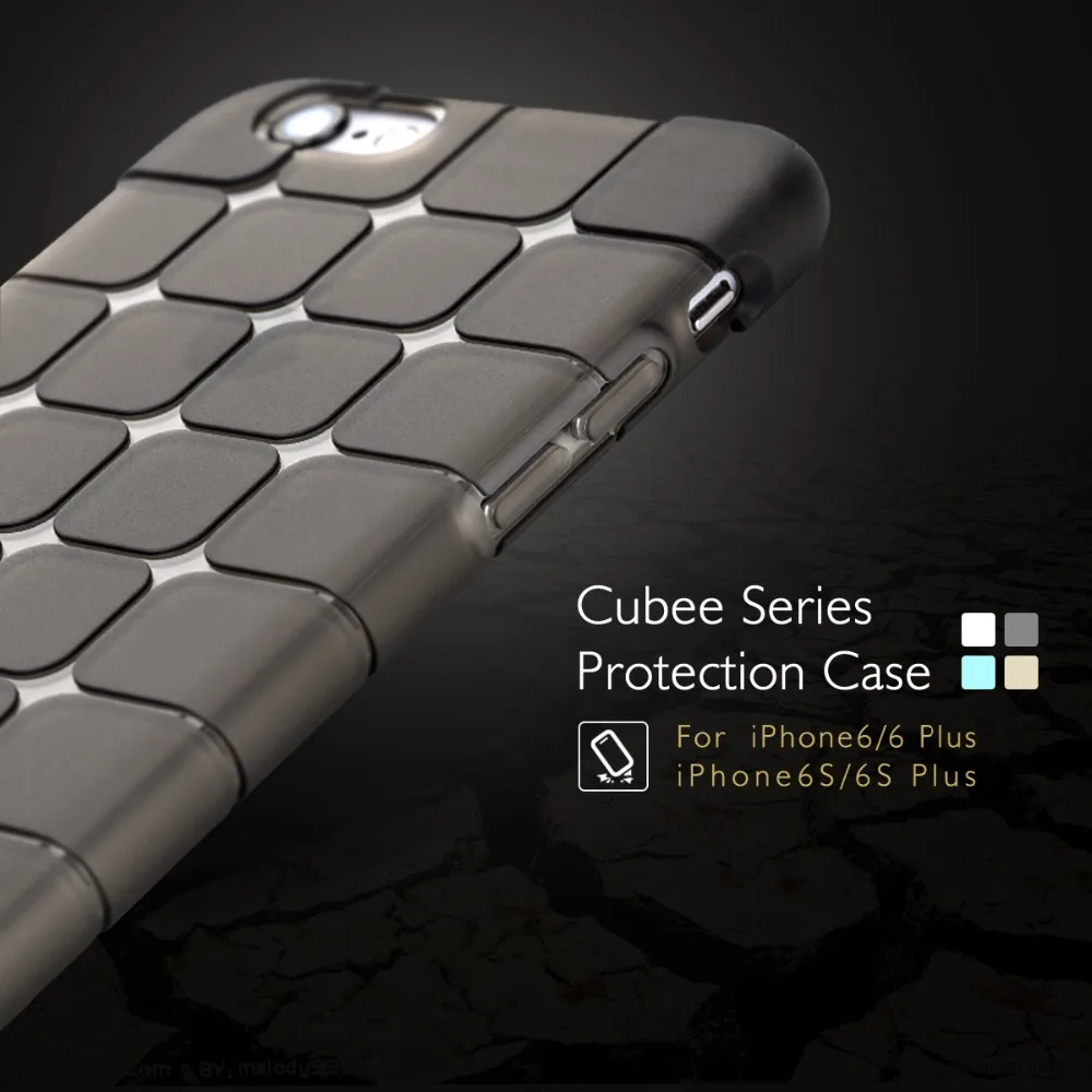 Clearance Sales ROCK Soft Silicon Case for iPhone 6 plus 0.3mm TPU Crystal Clear Transparent Phone cases 6s |