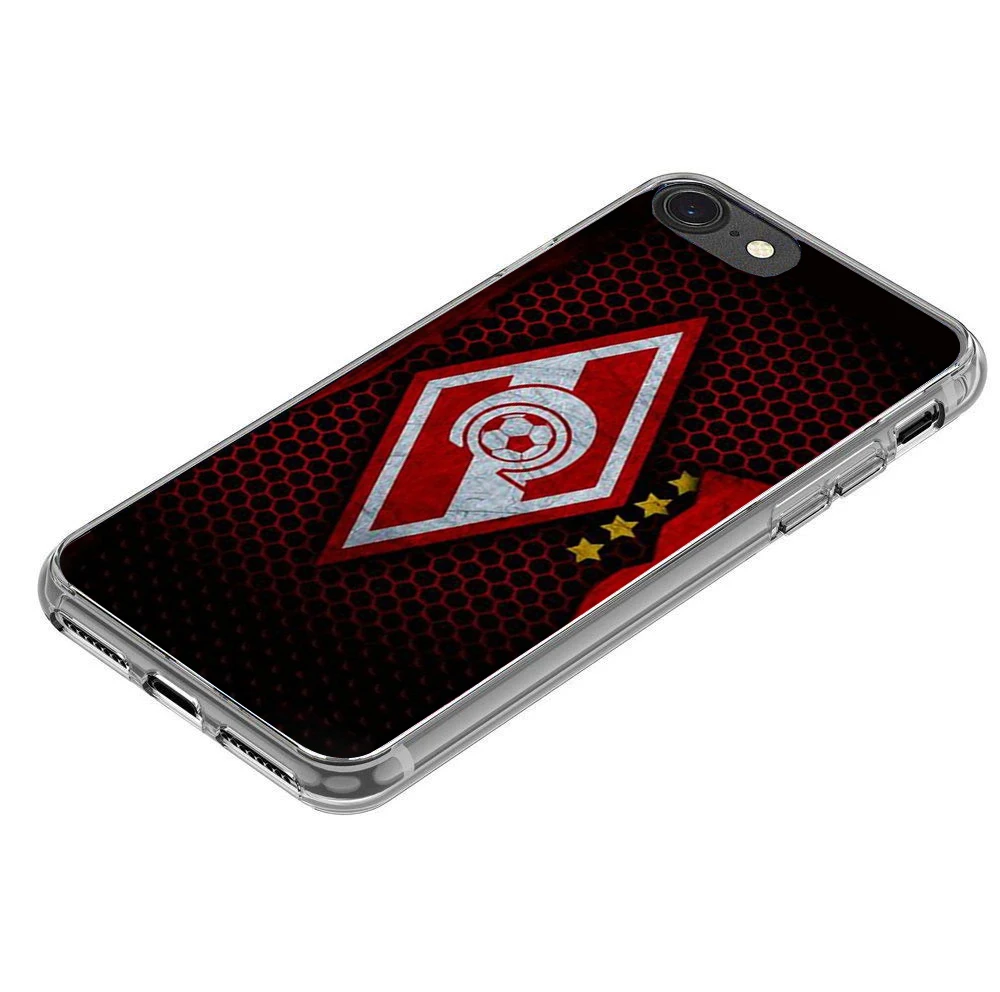 2018 Russian Moscow football poster Soft clear Silicone case Cover For iPhone X 8 7 7Plus 6 6S Plus 5 5S SE |