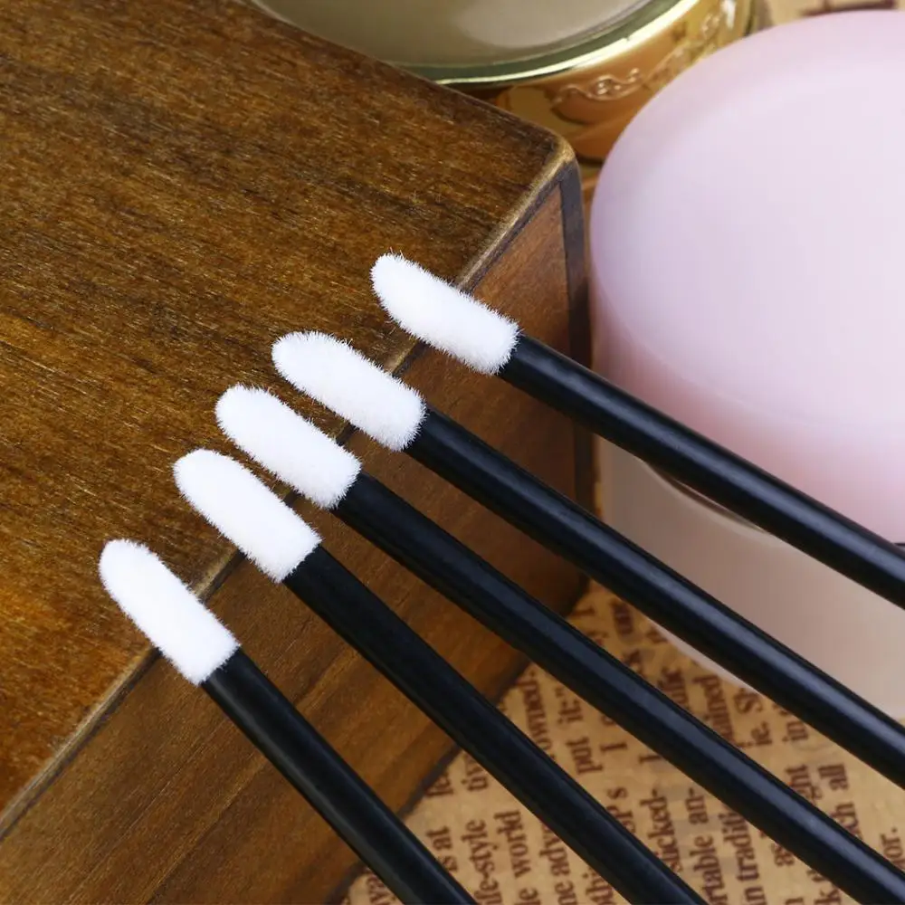 500 шт. одноразовая Кисть для макияжа кисть губной помады блеск тушь ресниц