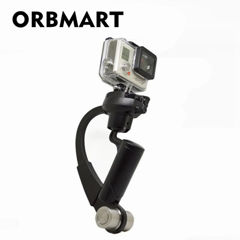 Стабилизатор для экшн-камеры, ручной, изогнутый, для GoPro Hero 7, 6, 4 ...