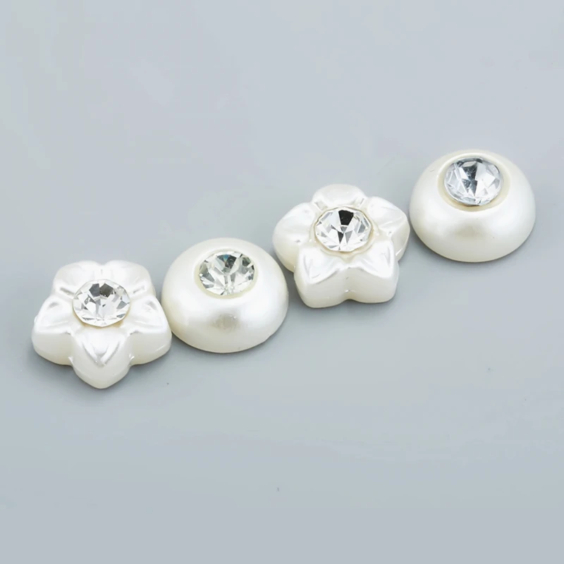 100 шт. круглые жемчужные заклепки в форме цветка | Дом и сад
