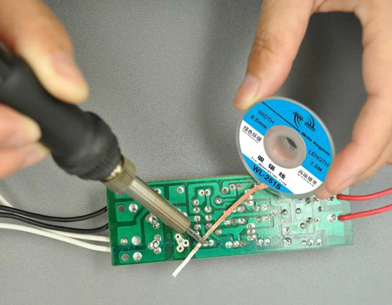 1 5 м длина демонтажная оплетка сварочный припой для снятия фитиль провод