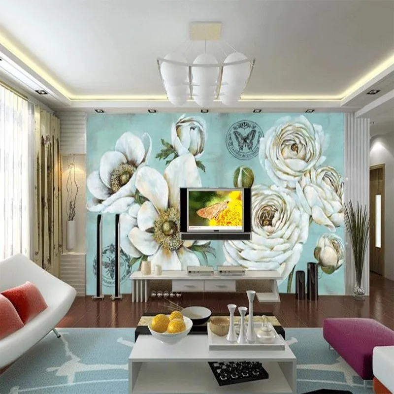 На заказ размер фото на Большая настенная живопись обои Гостиная Спальня сад с