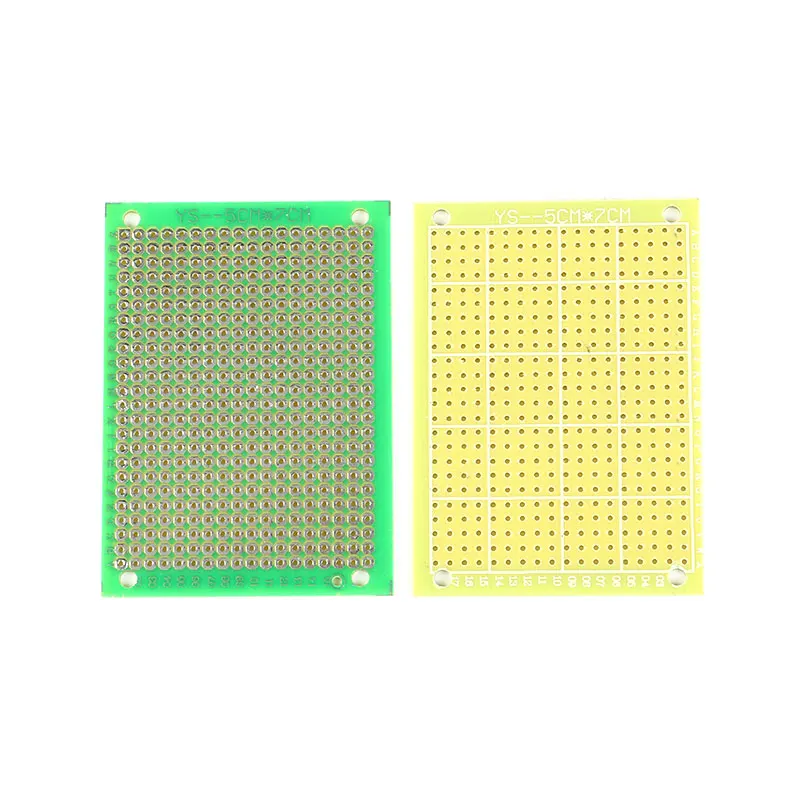 5 шт. 5x7 5*7 Односторонний Прототип PCB DIY универсальная печатная плата PCB стекловолокно универсальная плата зеленое масло эпоксидная печатная плата