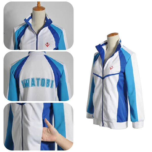 Japanese Anime Free Shipping Iwatobi Swim Club Haruka Nanase School Sport Coat/Jacket Cosplay Costume | Тематическая одежда и