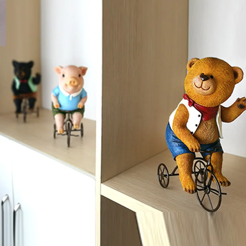 Милые фигурки свиньи Q glory садовые домашний декор полимерная милая розовая свинья