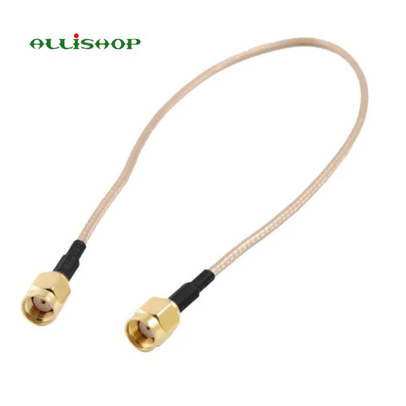 Фото ALLiSHOP RP SMA мужские Броши jack to низкие потери RG316D 0-6Ghz pigtai кабель для FPV антенна wifi ALLiSHOP RP SMA мужские Броши jack to низкие потери RG316D 0-6Ghz pigtai кабель для FPV антенна wifi