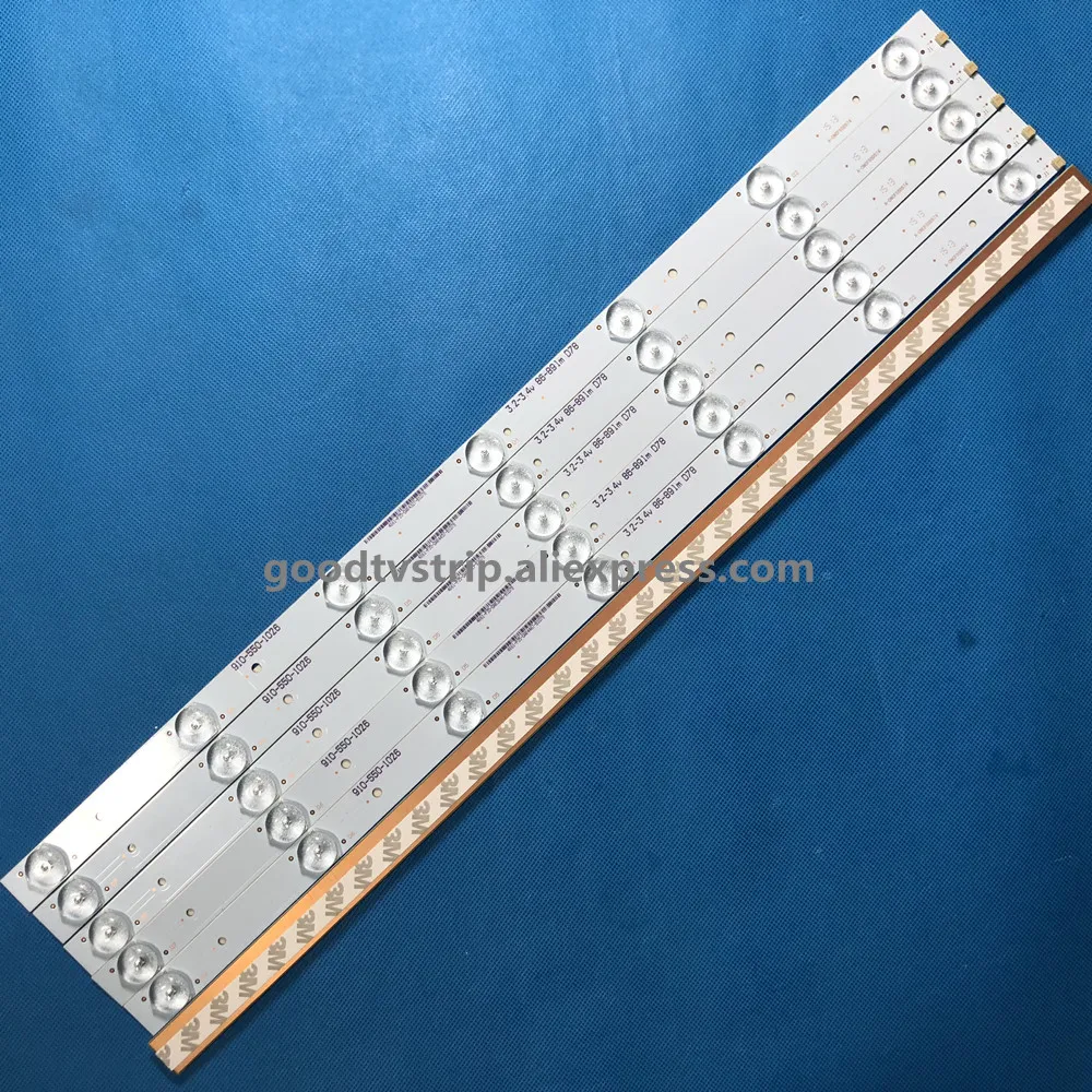 1 комплект = 3 шт. IC-A-HWBF28D257 светодиодная подсветка A1B6 9-4 0 v 74-761 B6 5-3 7 V 72-741 м 530 мм |