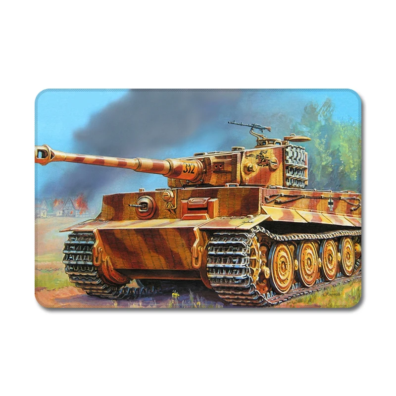Marching Designs World War 2 WWII Tanks натуральный резиновый коврик для мыши Коврик ноутбука