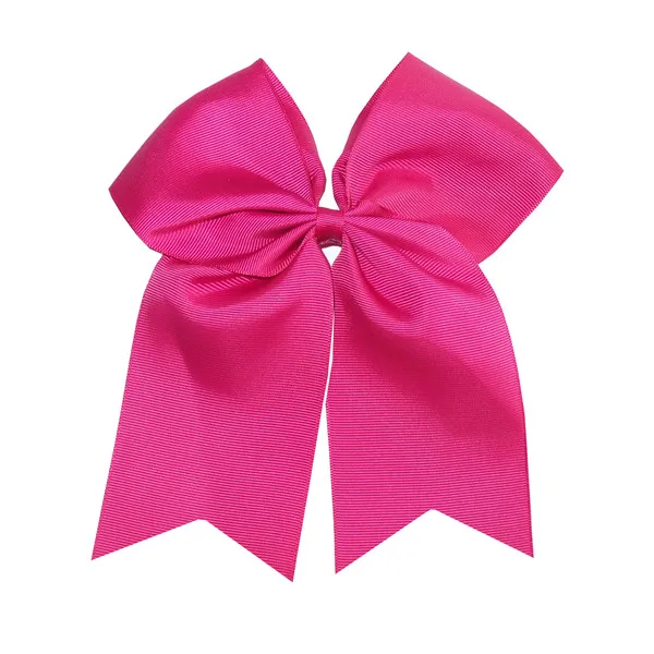 175 Shocking Pink 2 шт. 8 дюймов бант зажимы бант для чирлидинга ободок с большим бантом заколки для волос праздничные банты для волос для девочек женские аксессуары для волос - Цвет: 175 Shocking Pink