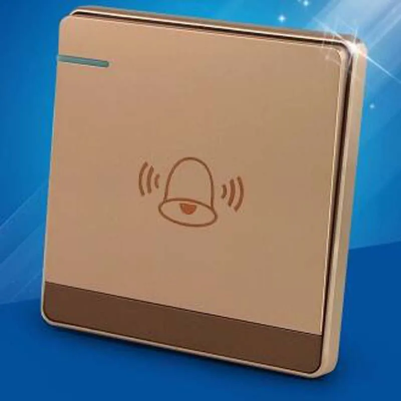 2 шт. 86 типа кнопочный переключатель розетка панель дверной звонок кабель динамик