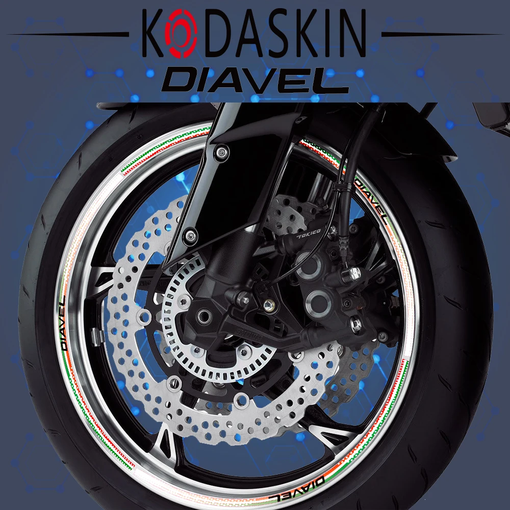 

Наклейки для обода колеса KODASKIN, наклейки для мотоцикла, аксессуары для Ducati DIAVEL 1200