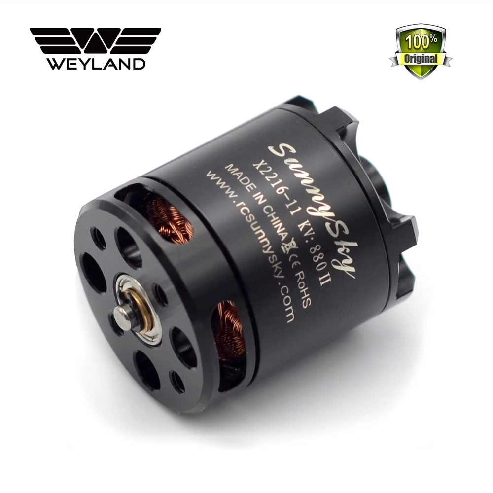 Weyland 1 шт/2шт/4 шт SunnySky X2216 880kv Outrunner бесщеточный мотор для RC самолета вертолета