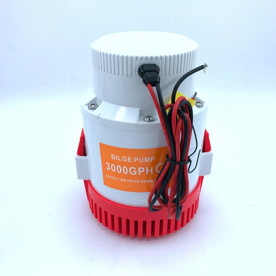 Трюмный погружной водяной насос 12В 24В 3000GPH микро Морская Лодка гидросамолет