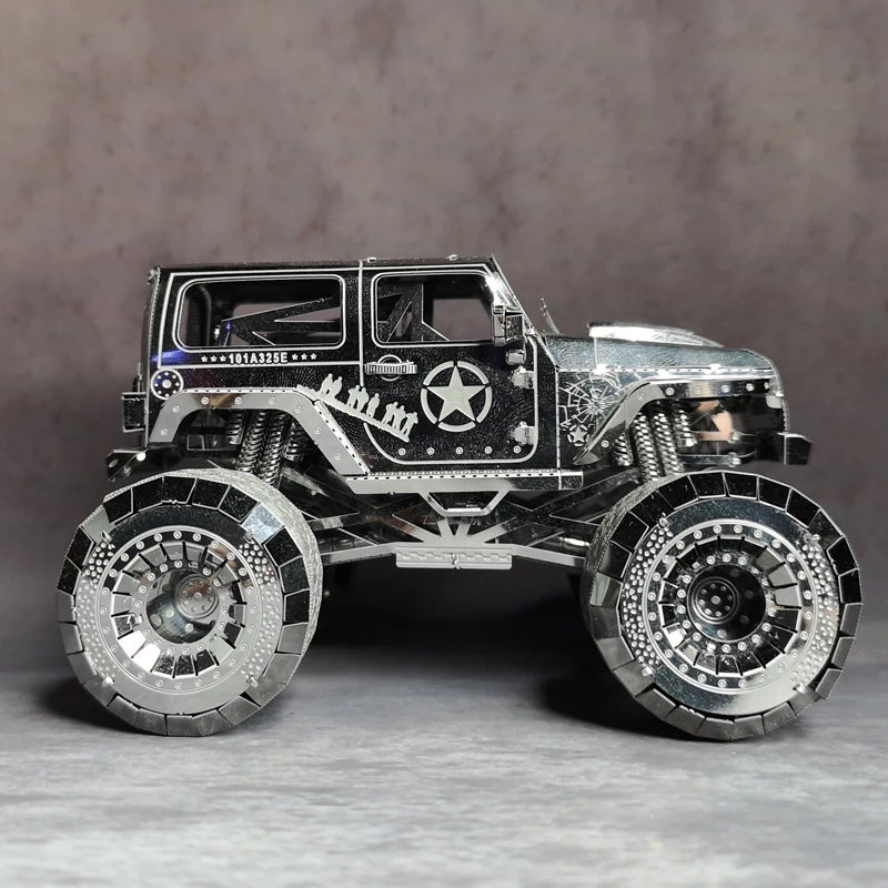 Машина WARNGLER NANYUAN I32205 головоломка 4WD Jeep модель сборки из металла развитие рук-на 3