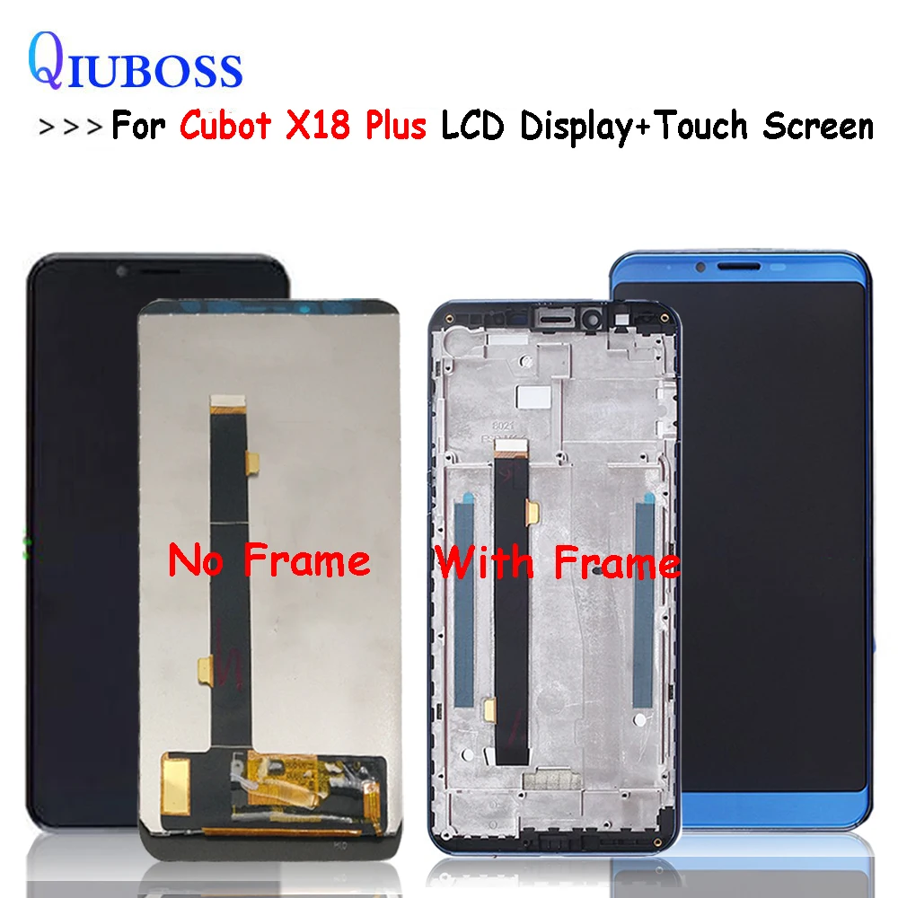 Для Cubot X18 Plus ЖК дисплей и сенсорный экран с рамкой + инструменты клей 5 99 дюйма для