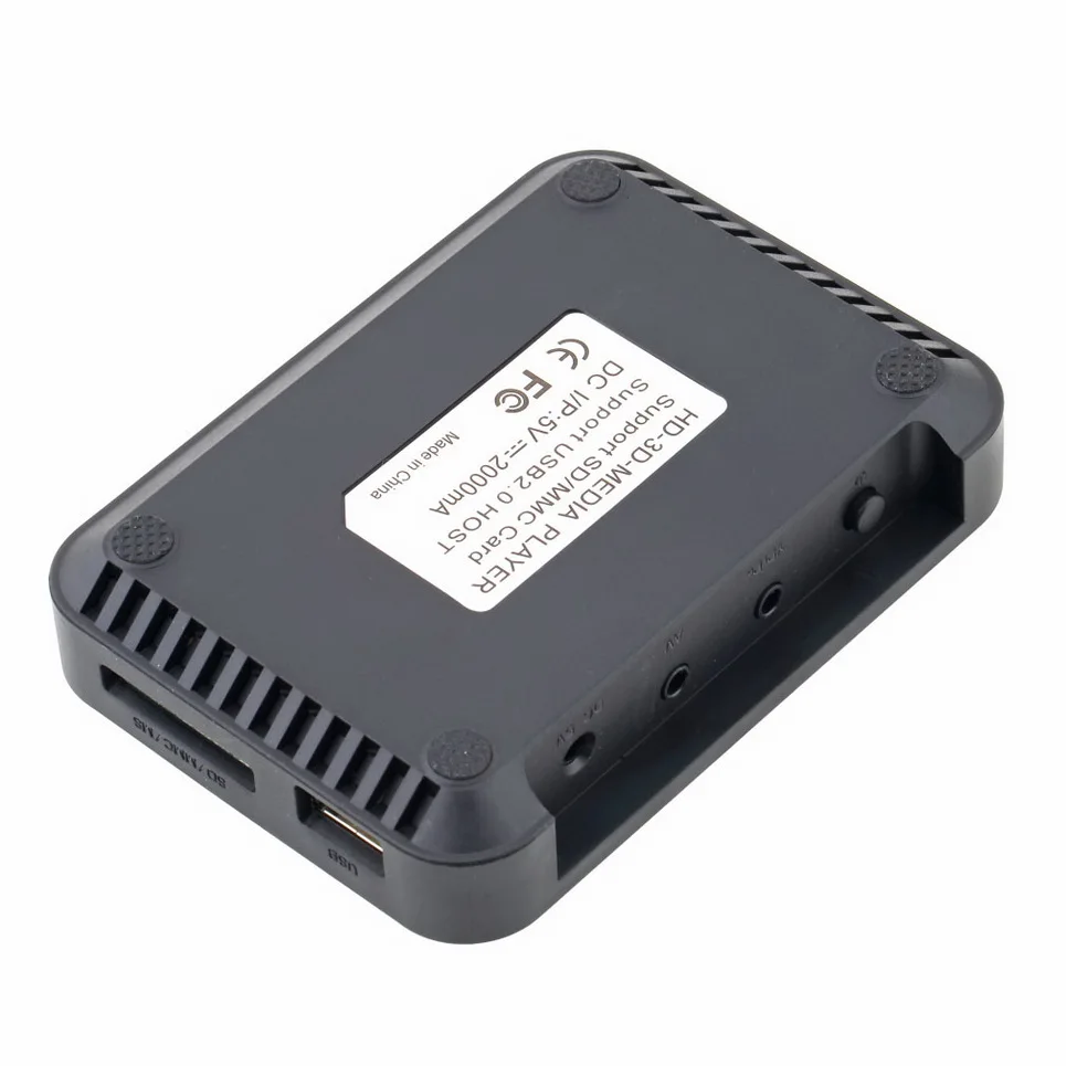 Горячая новинка 1080P HD SD/MMC ТВ видео SD MMC RMVB MP3 Мульти ТВ USB медиаплеер коробка