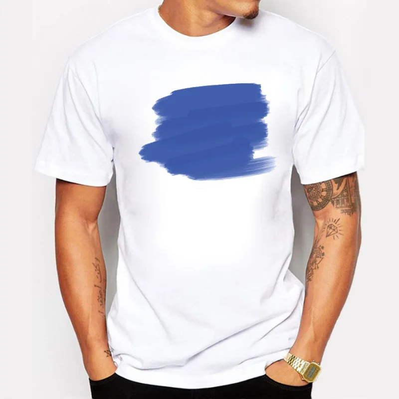 Футболка мужская с коротким рукавом забавная дизайнерская тенниска из