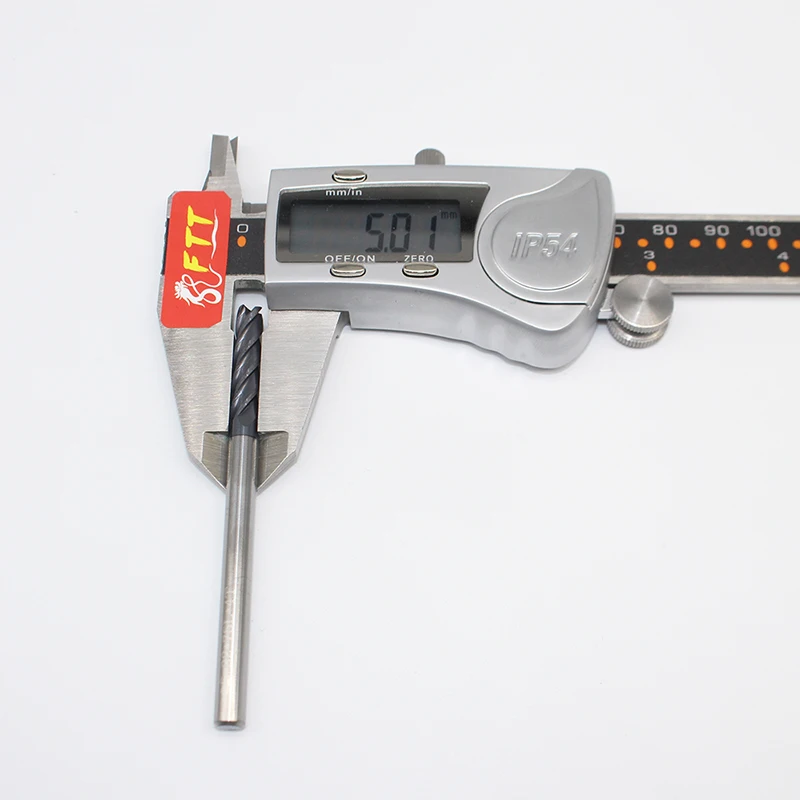 1 шт. HRC50 5 мм твердосплавные фрезы D5X22LXD5X75L 4 флейты стандартная длина боковая фреза