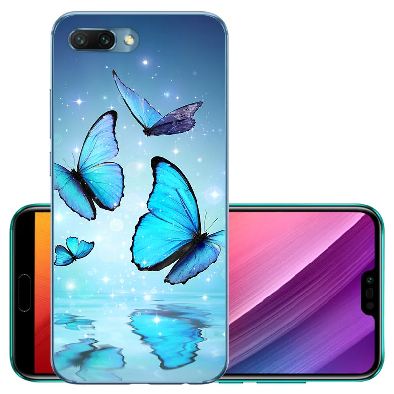 CROWNPRO Funda для huawei Honor 10 чехол s Силиконовый ТПУ для Honor10 5,8" мягкая задняя крышка прозрачный для huawei Honor 10 чехол для телефона TPU - Цвет: LHD
