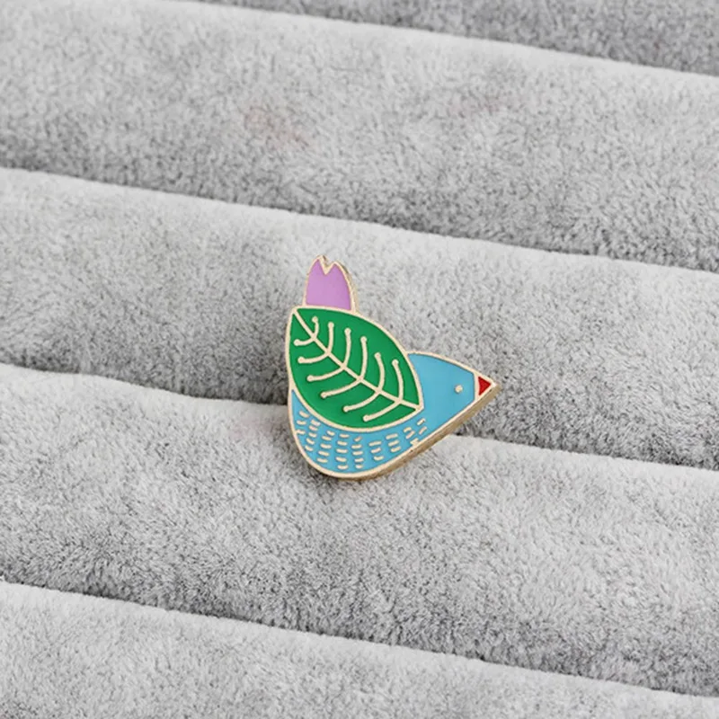 Брошь в виде голубя мира брошь зеленой птицы синяя булавка | Украшения и