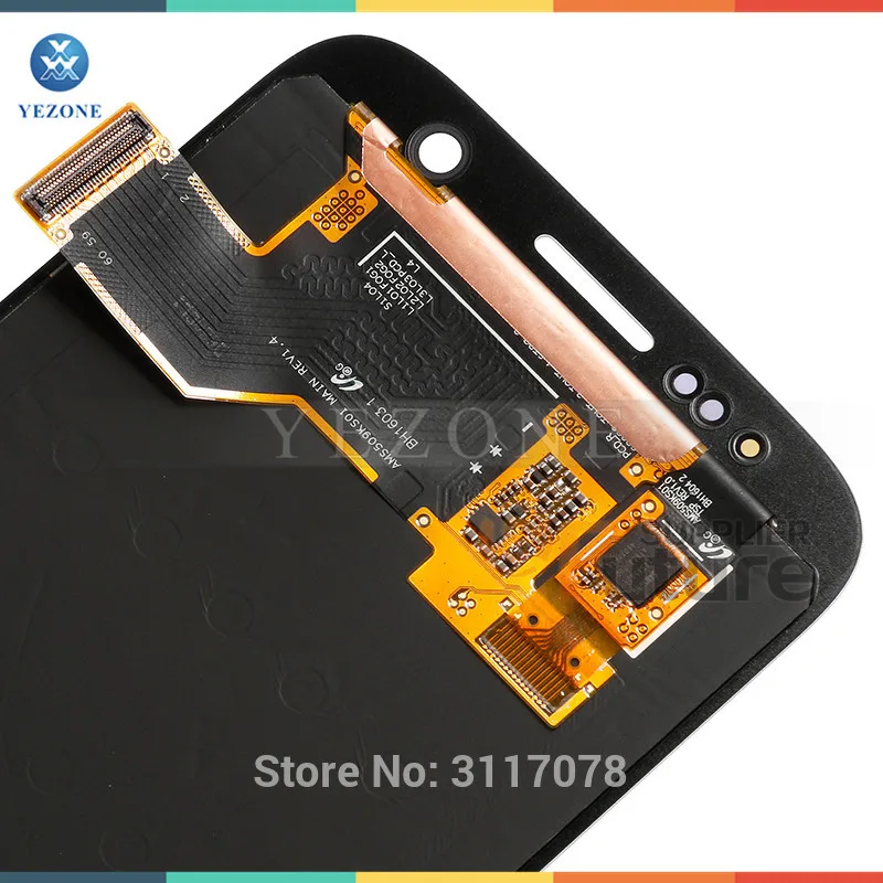 AAA испытания OLED ЖК-дисплей Дисплей для samsung Galaxy S7 G930 G930F Сенсорный экран планшета