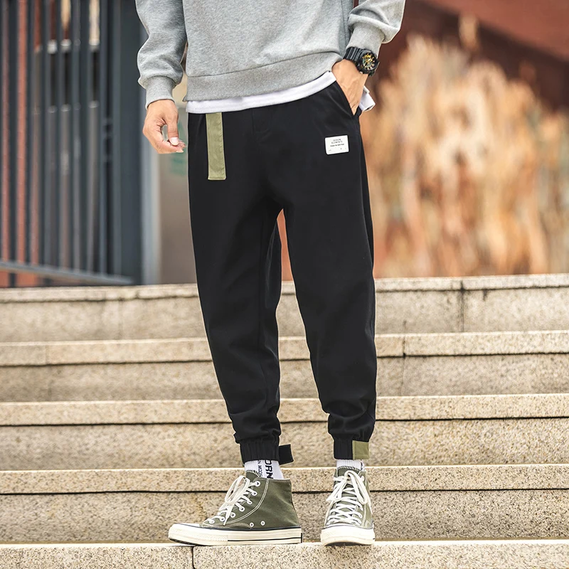 Casual men pants streetwear hip hop sweatpants with waistband military camouflage plus size 5xl | Мужская одежда