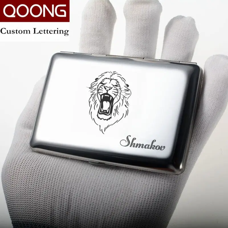Дорожный кошелек QOONG из нержавеющей стали с защитой от влаги для мужчин и женщин 42