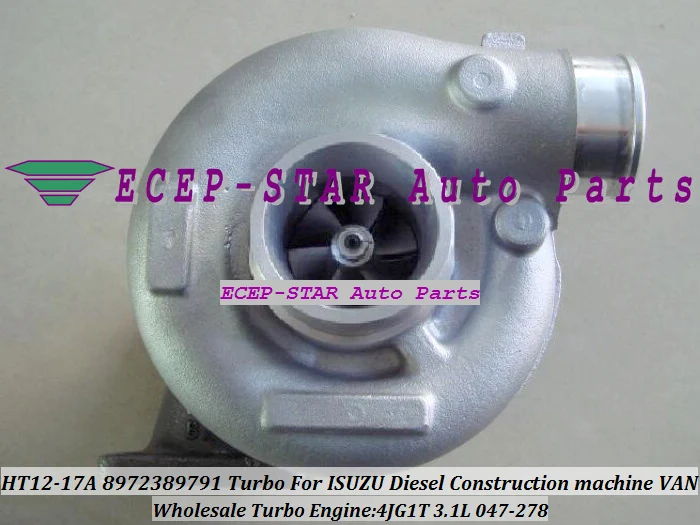HT12 17A 8972389791 8973186510 047 278 279 280 Turbo для Sumitomo HA50W Bagger ZX70 строительный вилочный подъемник