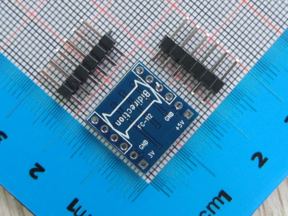 

100% New 2pc 5V-3V IIC UART SPI Four Channel Level Converter Module for Arduino