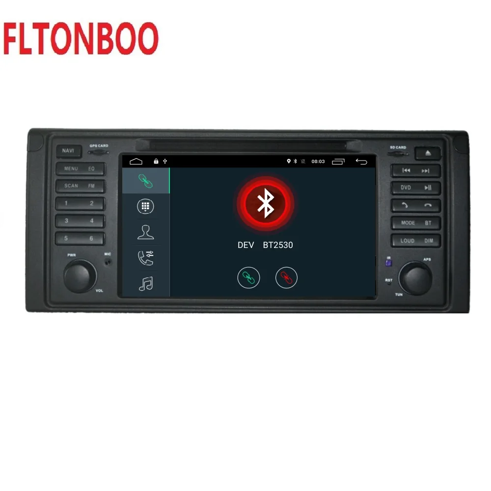 Android 10 for bmw X5 M5 E53 flat car dvd gps navigation wifi radio BT Steering wheel Canbus Free 8g map mic touch screen | Автомобили и