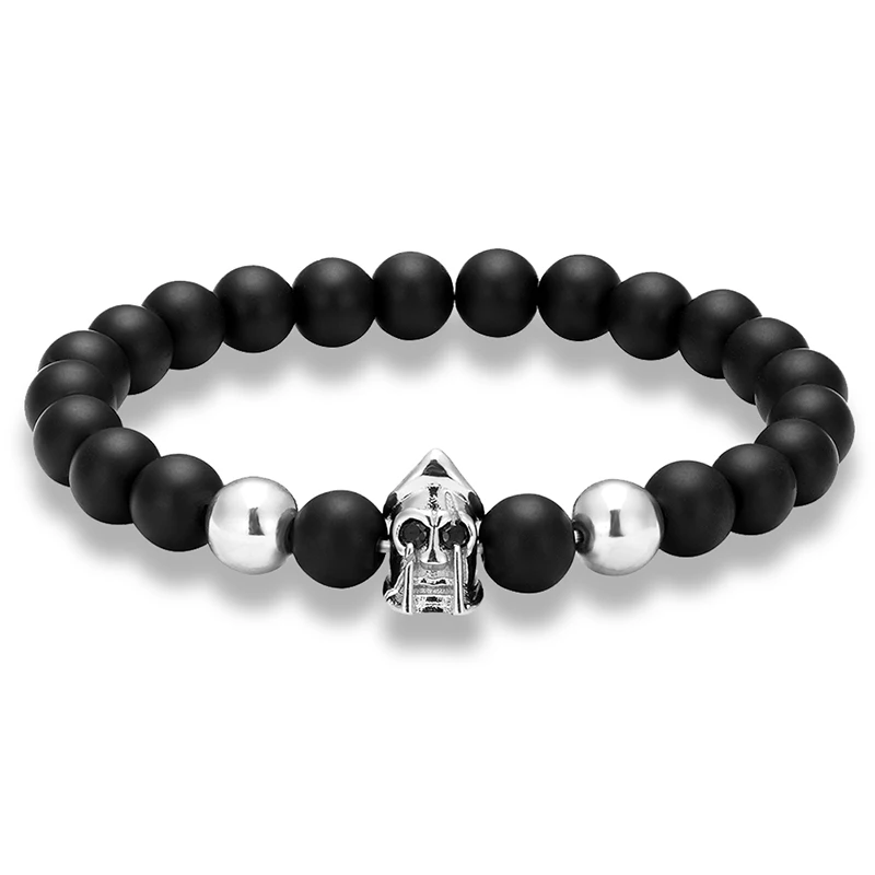 LIVVY винтажный средневековый рыцарь включая шлем мужской браслет модный шарм