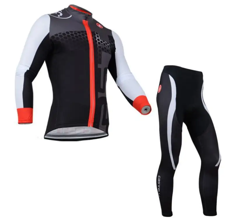 С длинными рукавами зимой термоциклирование джерси одежда / Ropa Ciclismo Invierno