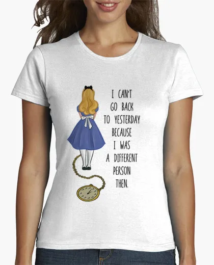 Алиса в стране чудес футболка для женщин|Футболки| |