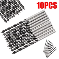 10pcs 3mm diam twist drill bit wood drill bits with center point high strength drilling tool for woodworking