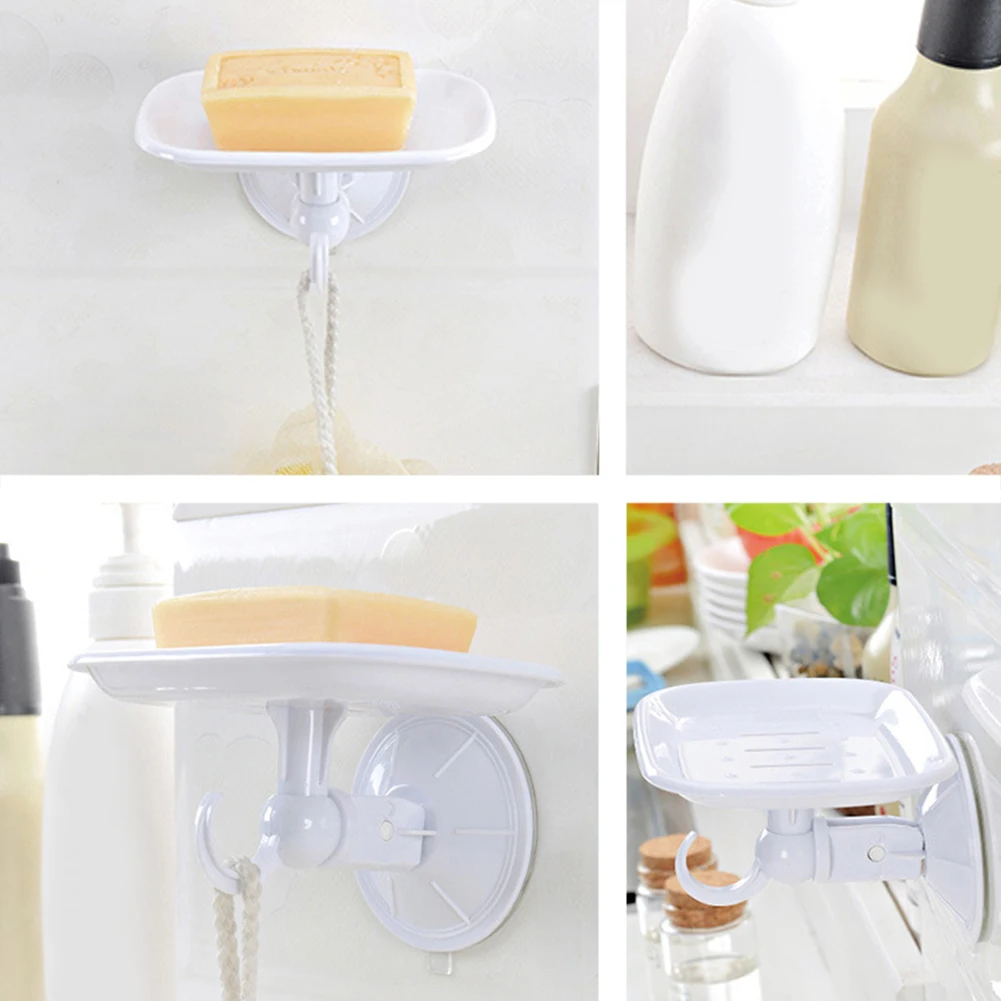 Container Waterfall Drain Box Case Tray Wall Soap Holder Storage Suction Durable | Обустройство дома