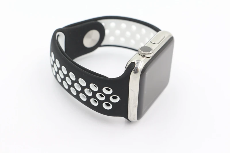 URVOI ремешок для apple watch series 5 4 3 2 1 лёгкие дышащие силиконовые ремешок для iwatch sport band 38/40 42/44 мм
