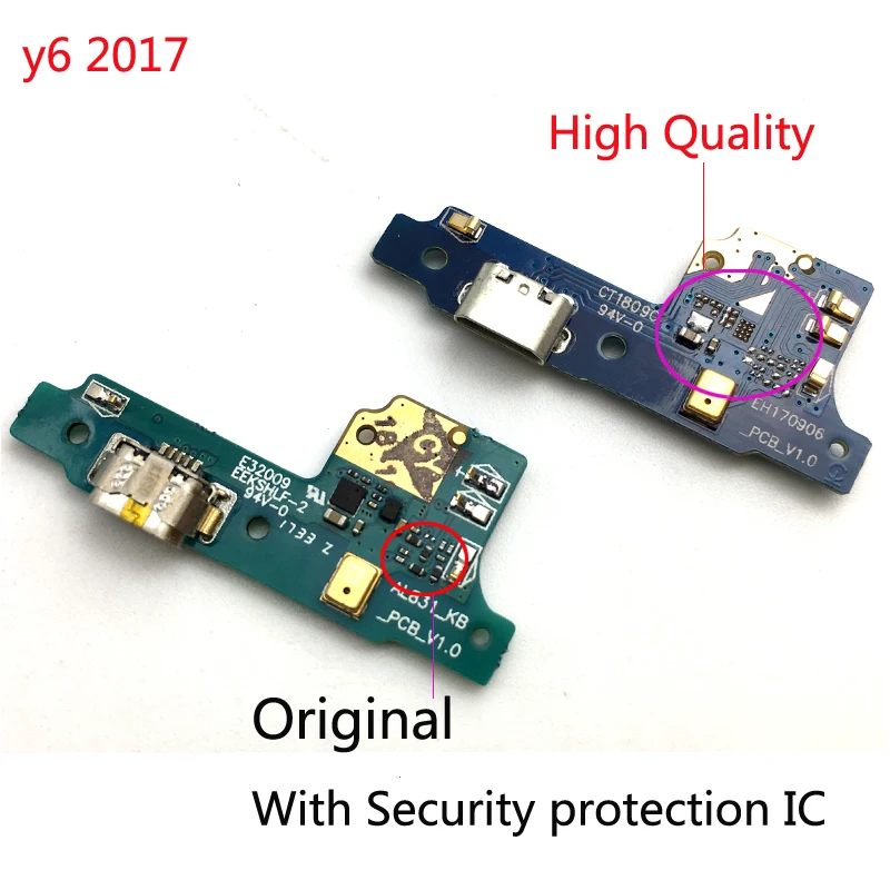 Гибкий кабель для зарядного устройства с Micro USB разъемом Huawei Y6 2017|Шлейфы мобильных