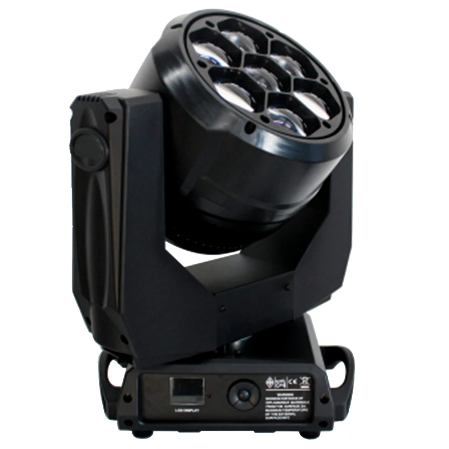 Koop 4 Stks/partij Music Stage Verlichting 7X40W Big-Eye Led Rgbw 4IN1 Zoom Moving Head Licht Wassen Beam Dj Licht DMX512 Geluid Party Lichten
