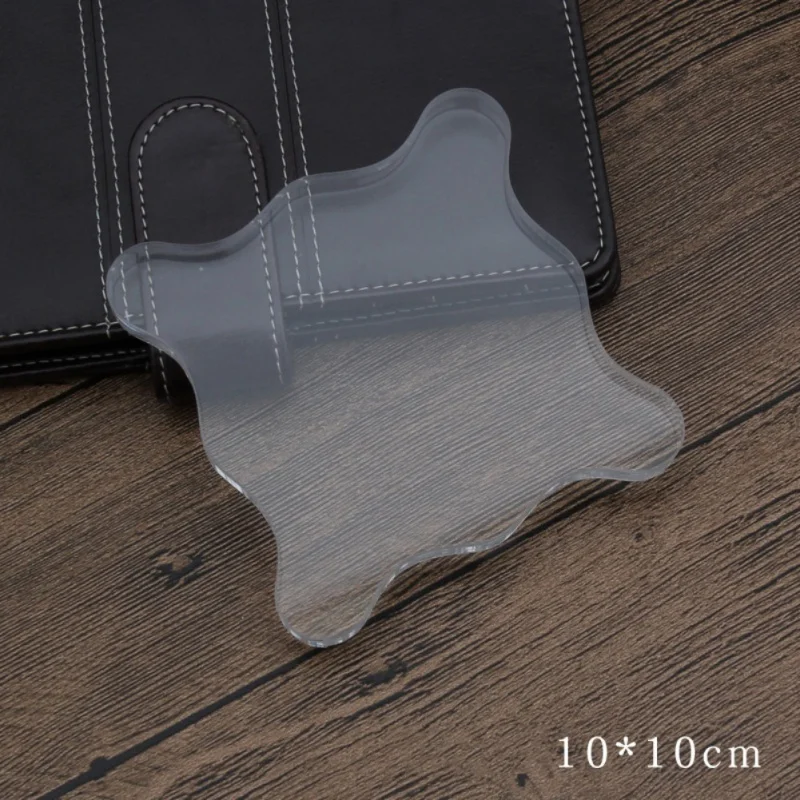 Скрапбук Stempel ремесла акриловый блок Pad для очистить резиновый штамп DIY скрапбук