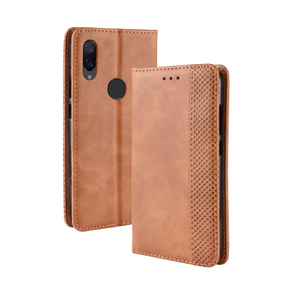 Роскошный ретро тонкий кожаный флип-чехол для Xiaomi Mi Play Case 5,8" Чехол-подставка Магнитная Обложка для книги Xiaomi Mi игровые чехлы