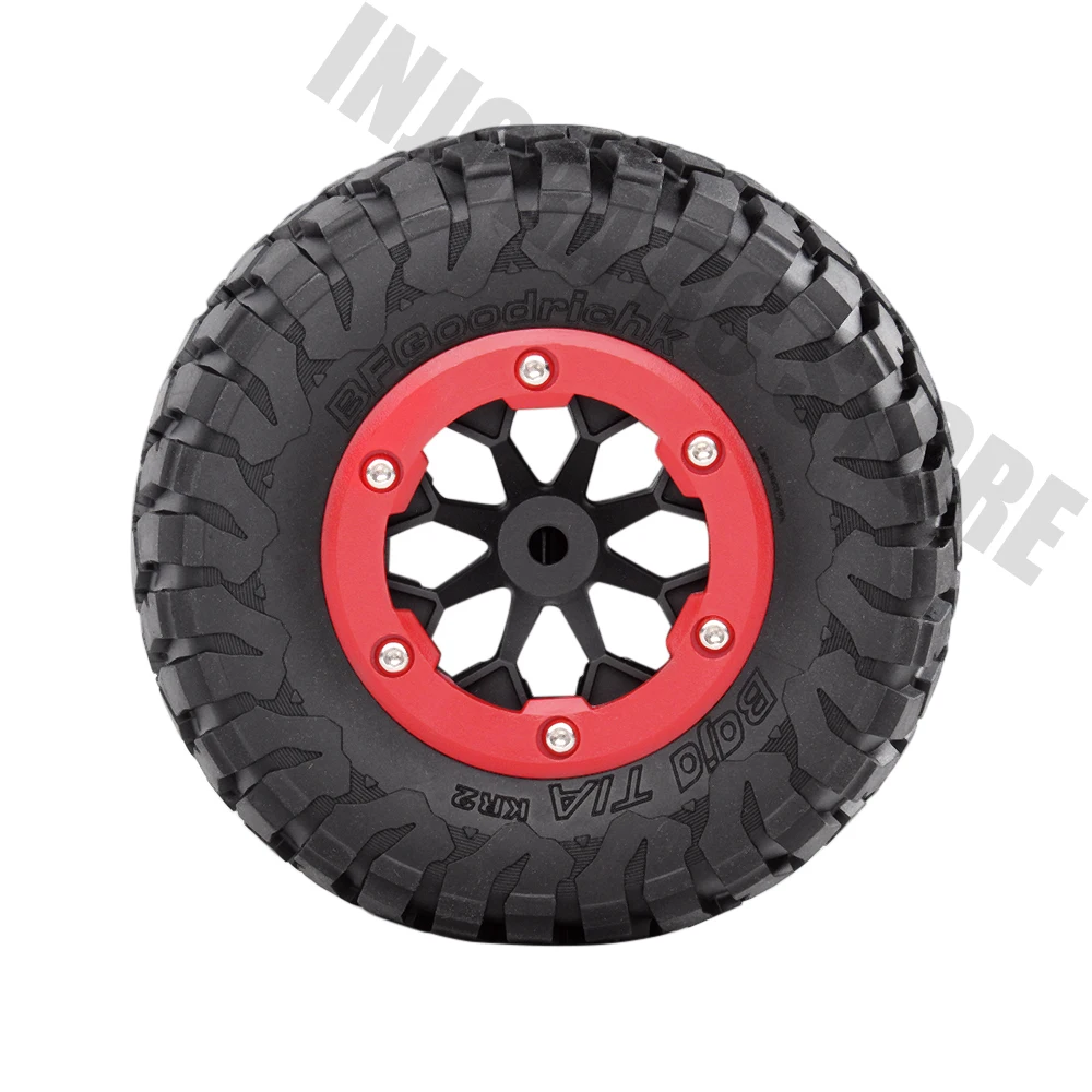 4 шт./компл. обода колеса и резиновые шины Traxxas для 1/10 RC короткофокусный автомобиль