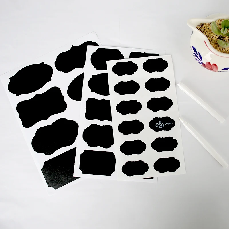 1 шт DIY ПВХ 8/10/12 сетки наклейки Белый персонаж ручка бутылки этикетки творческие