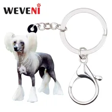 Оригинальные акриловые китайские хохлатые брелки WEVENI для ключей
