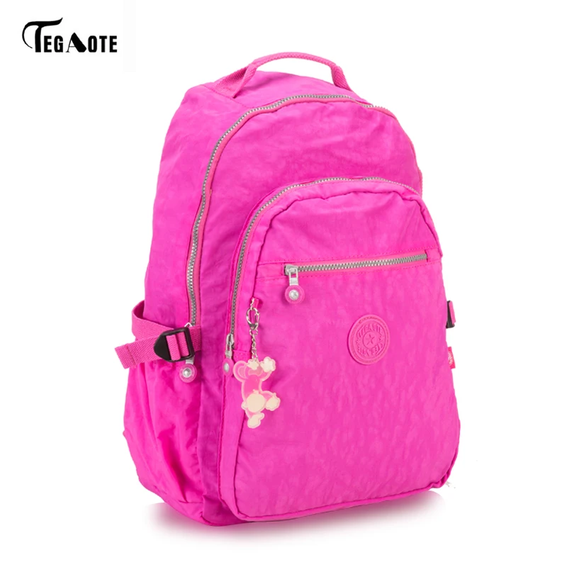 TEGAOTE Большой Вместительный рюкзак для девочек-подростков Mochila женские рюкзаки школьные нейлоновые водонепроницаемые сумки для мужчин и женщин