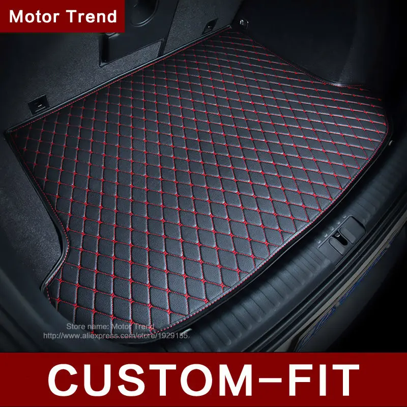 

Custom fit car trunk mat for Porsche Cayenne SUV Cayman Macan Panamera 3D car styling heavy duty tray carpet cargo liner