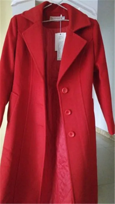 Длинное шерстяное Женское пальто, Осень-зима, плюс размер, 5XL, шерсть, кашемировое пальто, женское тонкое, удлиненное, элегантное, шерстяное пальто 2479