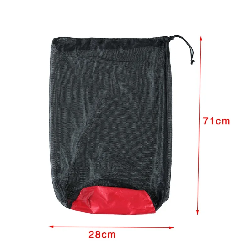 Новый Уличный спальный мешок для кемпинга компрессионный нейлоновый с сеткой